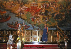 Mural in Floating Restaurant